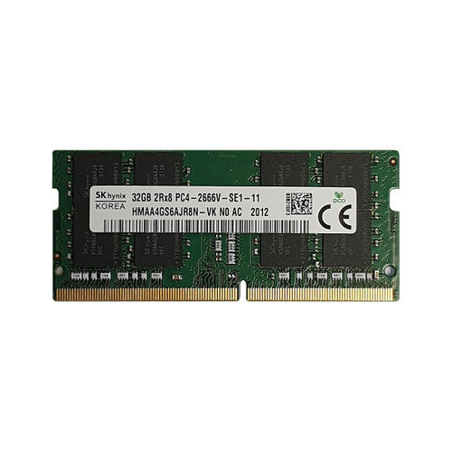 Hynix 32GB DDR4 PC4-21300 2666MHz 260-Pin SODIMM ram memory HMAA4GS6AJR8N-VK Hynix 32GB DDR4 PC4-21300 2666MHz 260-Pin SODIMM ram memory HMAA4GS6AJR8N-VK